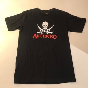 Anti skateboards Black Short-Sleeve Graphic Tee